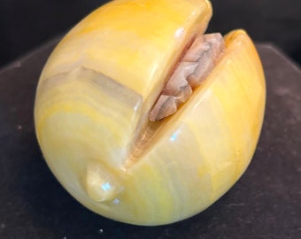 Vintage  Marble Stone Lemon fruit