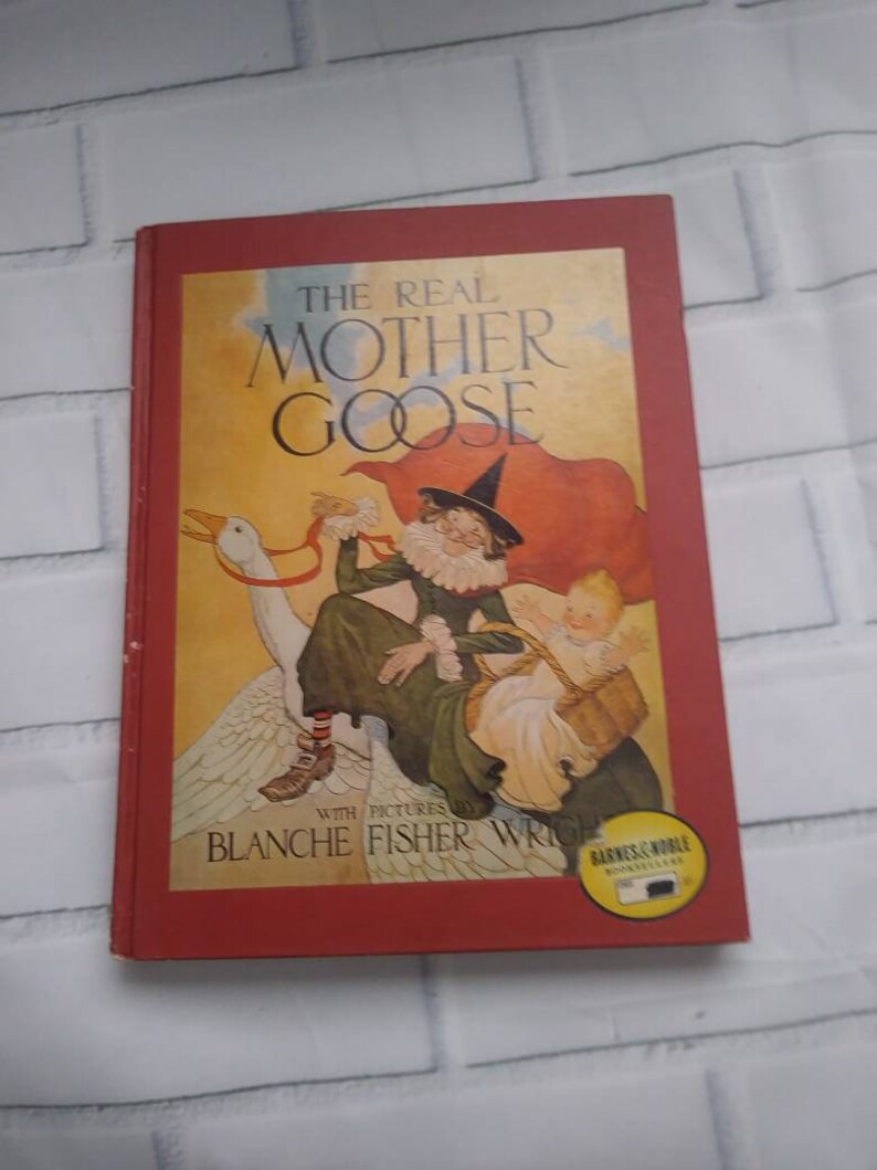Vtg 1992 The Real Mother Goose Barnes And Noble Book By Etsy