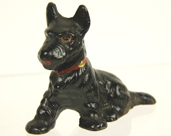 Hubley Scottie Dog Paper Weight Cast Iron Desk Accessory