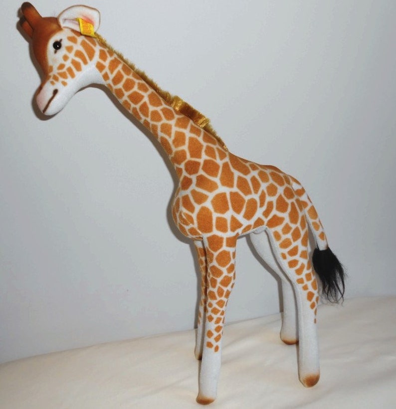 Vintage Steiff Bendy Giraffe German Stuffed Animal With Ids - Etsy