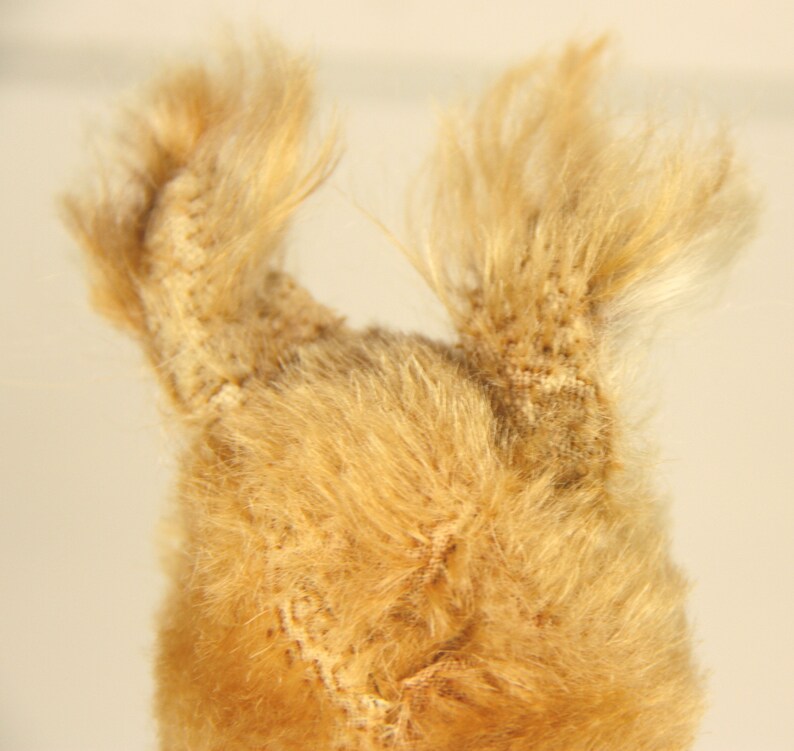 Steiff Squirrel with Nut Vintage German Mohair Stuffed Animal RSB image 8