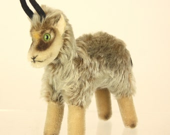 Steiff Chamois Buck Vintage German Mohair Stuffed Toy Animal RSB