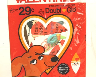 Doubl Glo Vintage Valentines Day Cards