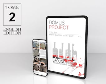 Ebook im pdf-Format - Miniaturbauanleitung - "Geheimes Tagebuch des Baumeisters VOL.2 - GROUND FLOOR" (Englische Ausgabe)