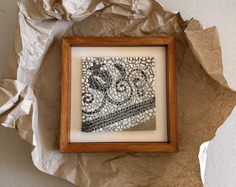 Miniatur-Granada-Kopfsteinpflaster, handgefertigt aus Naturstein