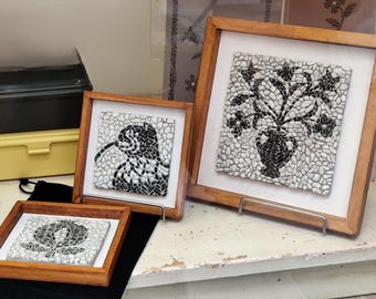 Empedrado granadino - pebble mosaics made with natural stone