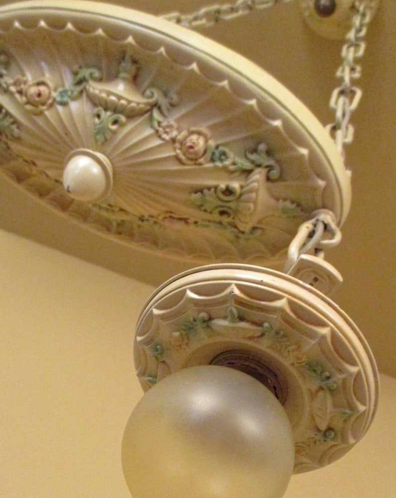 Vintage Lights THREE 1920s bedroom fixtures. ONE ceiling | Etsy
