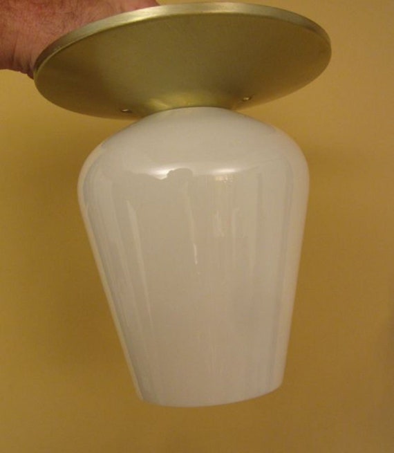 Vintage Lighting Pair 1950s Foyer Hall Fixtures Pair Mid Etsy