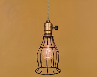 Vintage Lighting 1900 rare Early Electric kitchen pendants. PAIR! Fascinating.