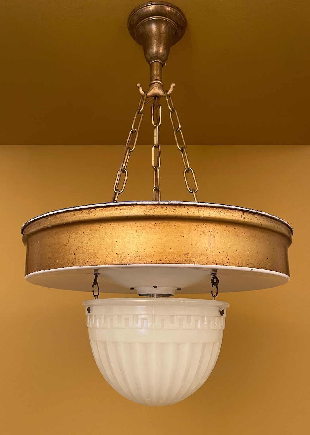 Vintage Lighting Rare 1920s Reflectolyte. Large. Ideal for Kitchen. Etsy