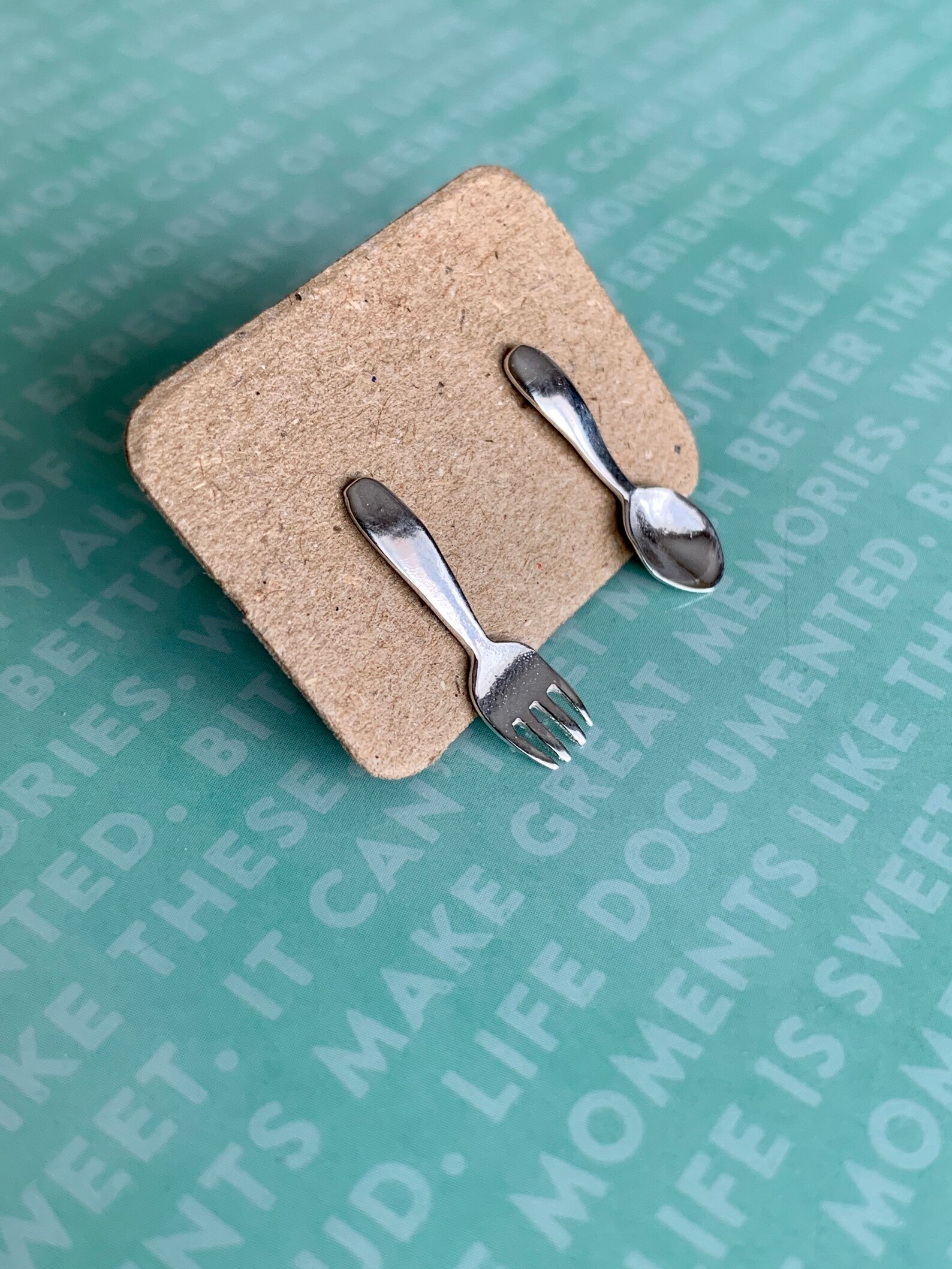Sterling Silver Fork and Spoon Earrings Etsy Canada