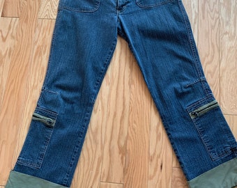 Vintage Vitamina Blue Jeans. Size 48 Italian, Size 12 US, Size M International