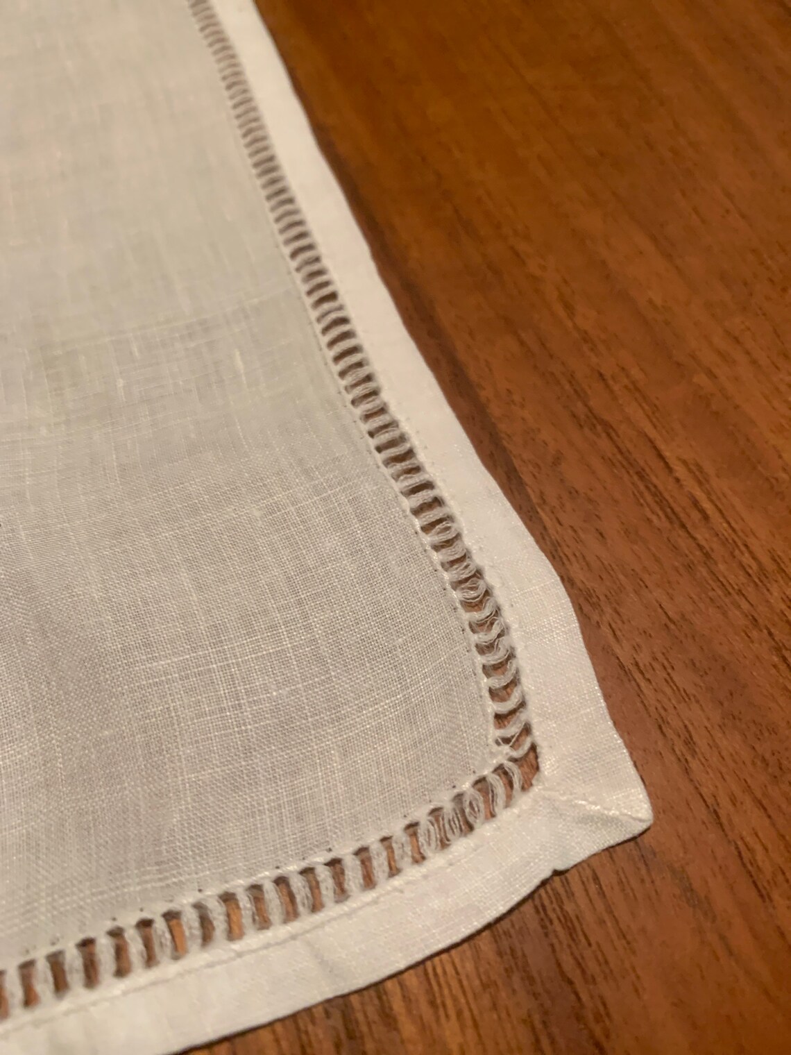 2 Linen/Cotton Damask Dresser Scarves Etsy