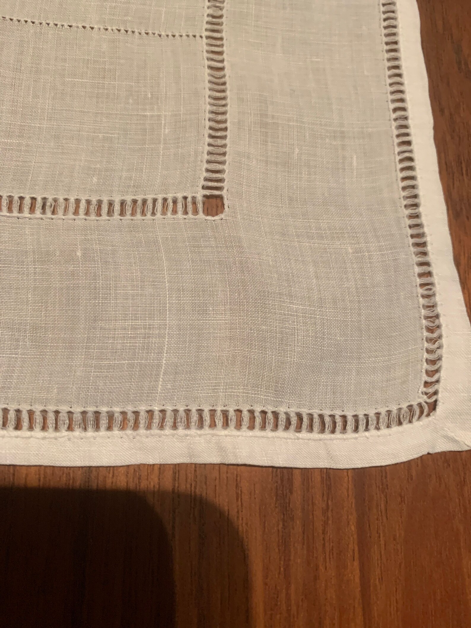 2 Linen/Cotton Damask Dresser Scarves Etsy