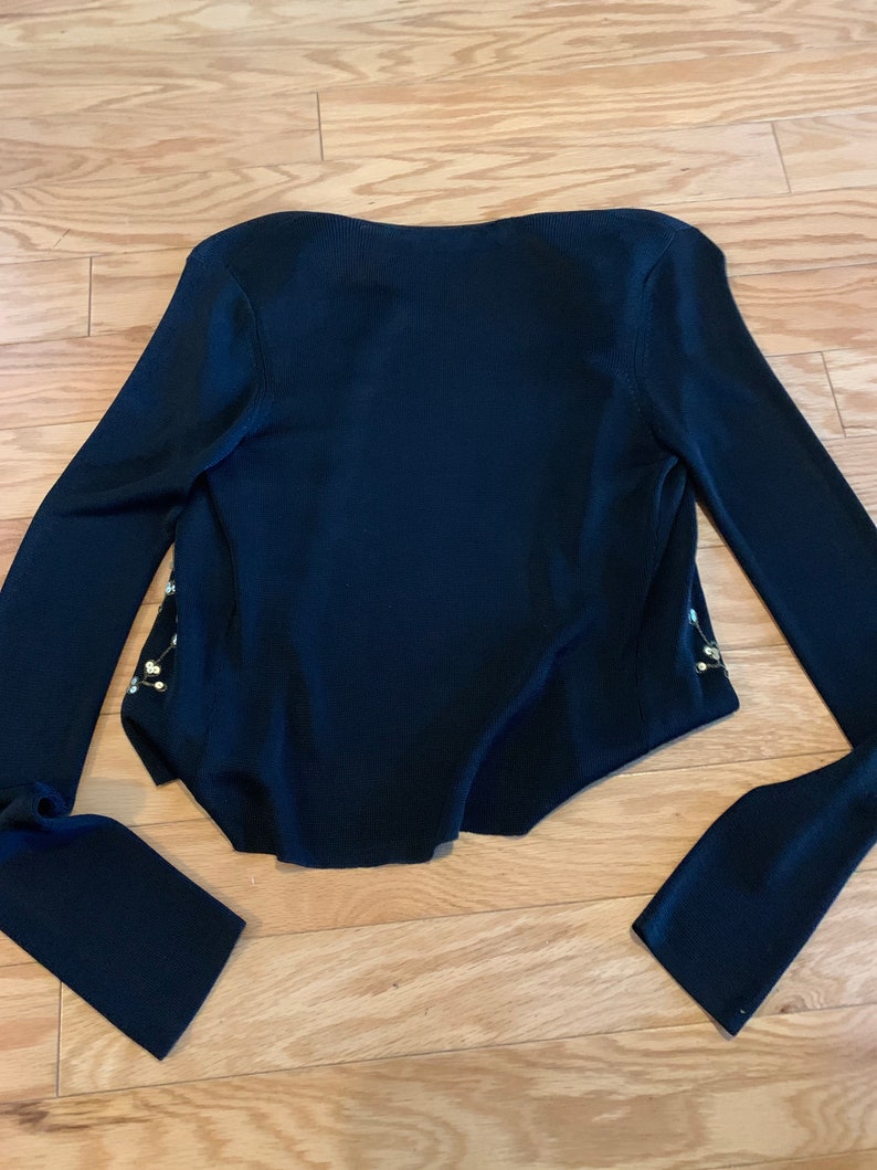 Vintage Karen Millen Black 2 Piece Sweater and Camisole image 9