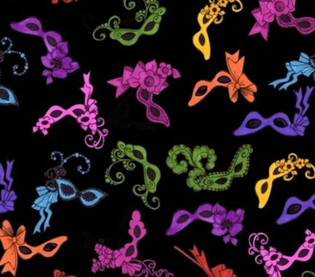 Loralie Designs Maskette Quilting and Crafting Cotton Fabric Masks BTY