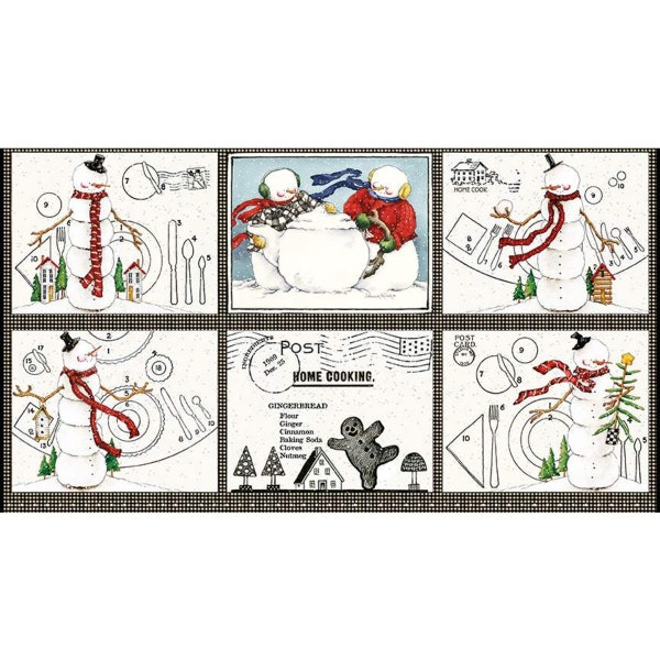 Riley Blake Snow Sweet Placemat Panel by J Wecker Frisch