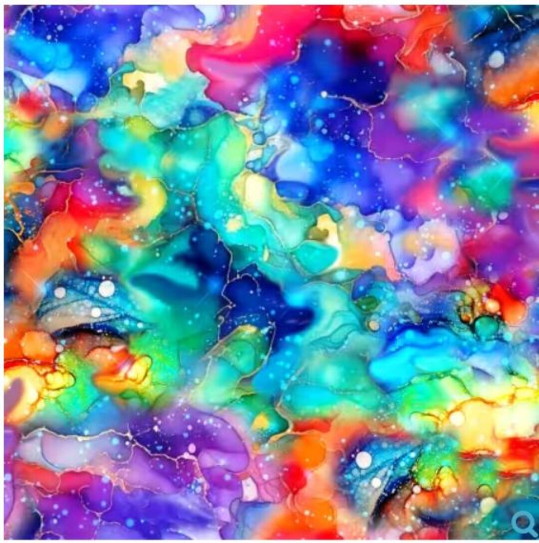 Oasis Fabrics Hidden Treasures Texture Bright Multi Color BTY - Etsy