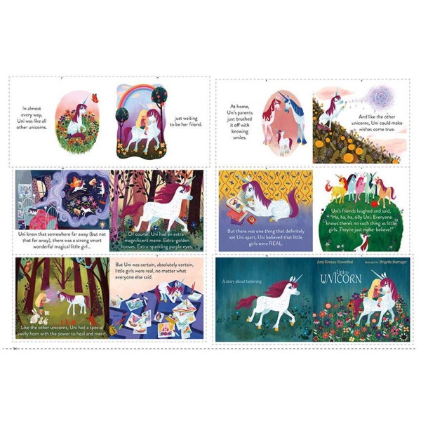 Uni the Unicorn Soft Book Panel by Riley Blake Designs Storybook