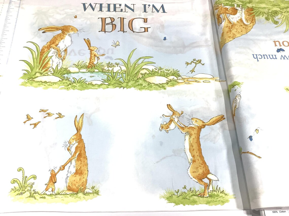 Clothworks Guess How Much I Love You When I'm Big Growth Etsy