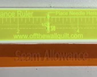 PM Quilting Seam Allowance Ruler A Great Quilting and Sewing Tool