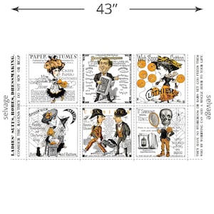 Riley Blake Designs Costume Maker&#39;s Act II Large Patch Panel  sold by the panel