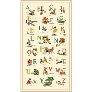 Michael Miller Fabrics Alphabet List