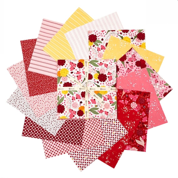Ladybug Mania Small Floral in Dark Tomato Ladybug Mania Small Floral in Dark Tomato