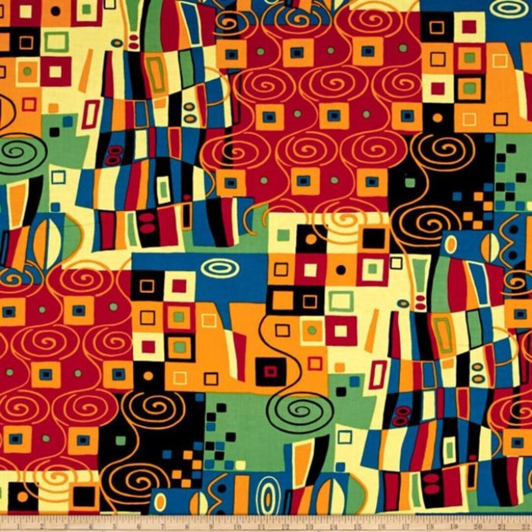 Quilting Treasures Esme Geometric Patch in Oranges for Ink and Arrow ...