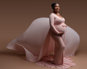 Plus Size Maternity Gown For Photo Shoot Maternity Dress For Photo Shoot Maternity Gown Long Sleeve Pregnancy Dress Photoshoot Wedding Dress