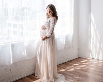 Maternity Gown Etsy