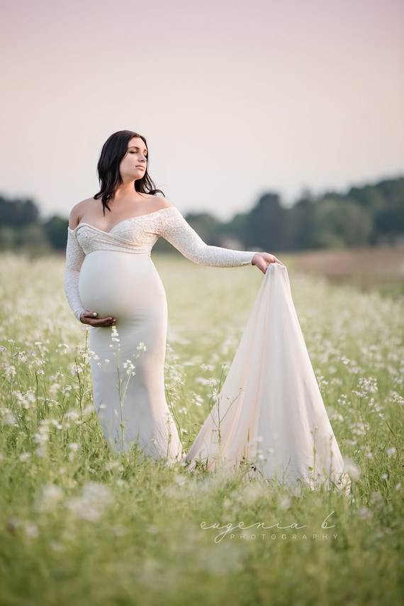 Maternity Wedding Dress Maternity Gown Maternity Baby Shower Etsy