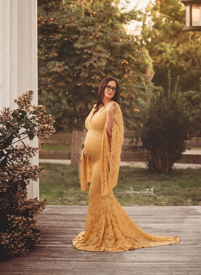 chinese dress ladies Cheaper Price V Neck Long Sleeves Strech Material Mermaid Maternity Dress  YW220916 main image 0