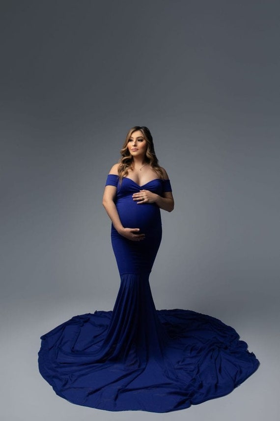 Maternity Photoshoot, Elegant Classy Dress Gown
