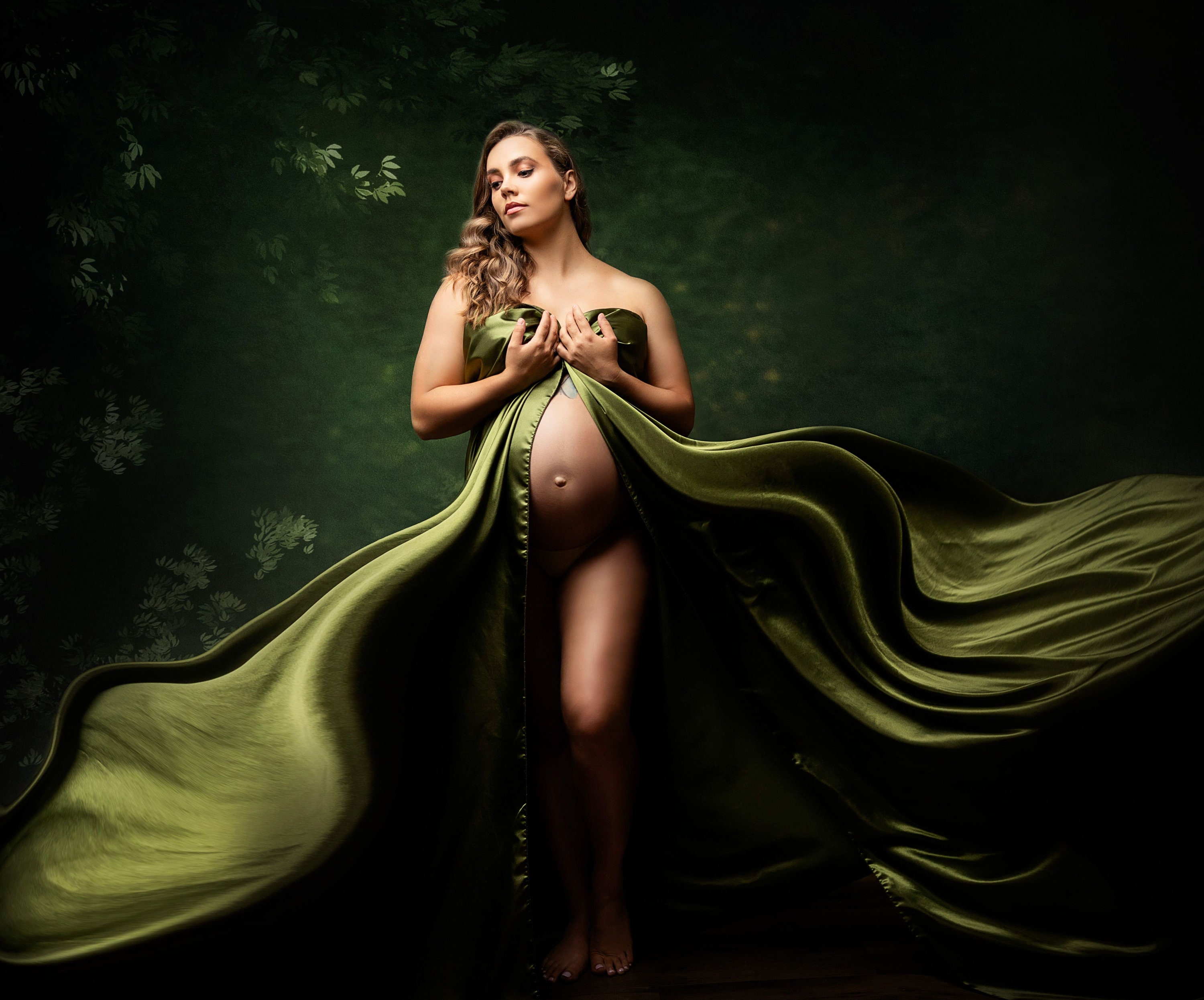 Green Maternity Dress