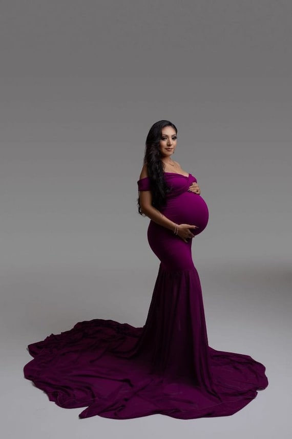 Leinani Sweetheart Maternity Dress Maternity Formal Gown Maternity Dresses for Photoshoot off the Shoulder Maternity Maxi Dress Etsy UK