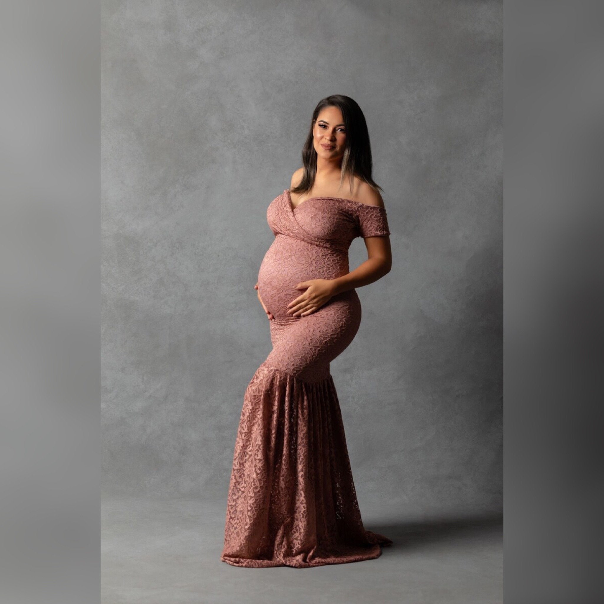 Elegant evening dresses for pregnant cheap
