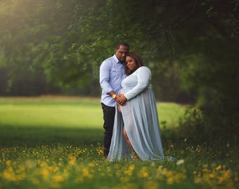 Plus Size Maternity Dress for Photo 