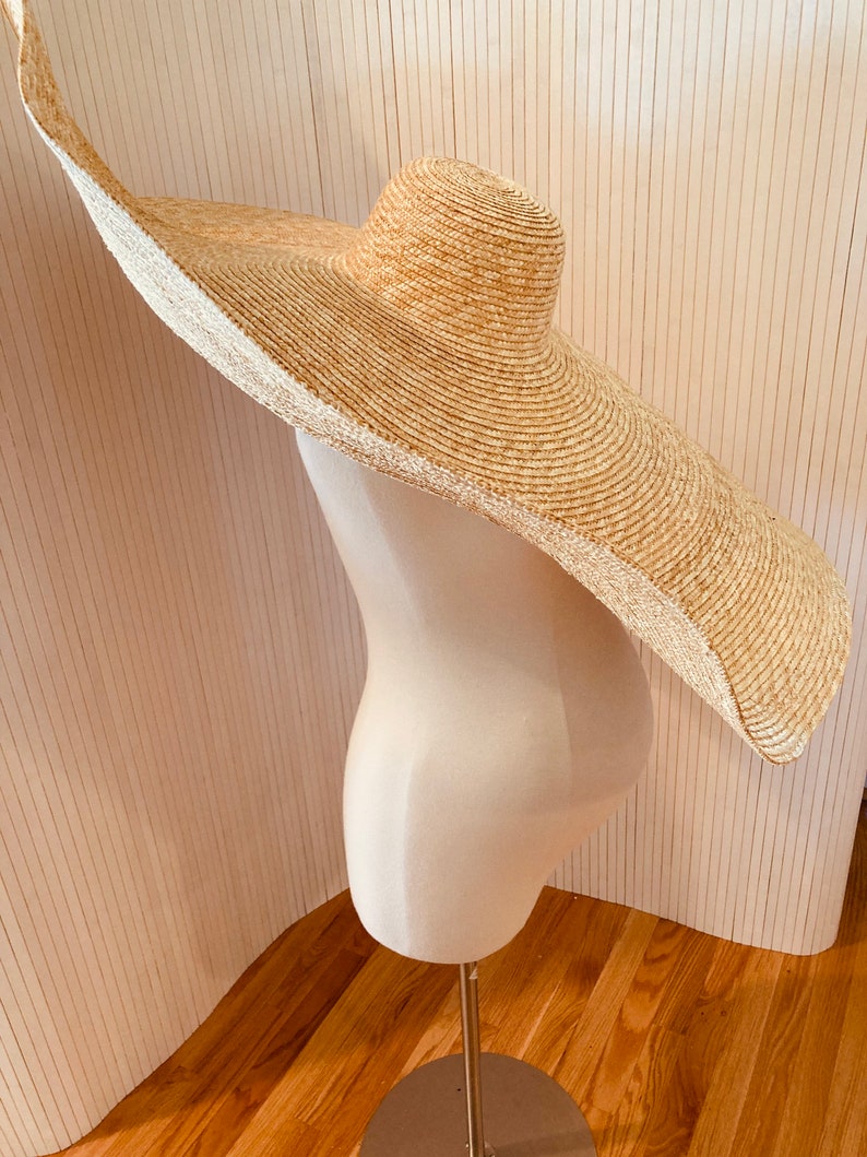 Giant Straw Hat Oversized Floppy Sun Hat Huge Panama Hat Etsy