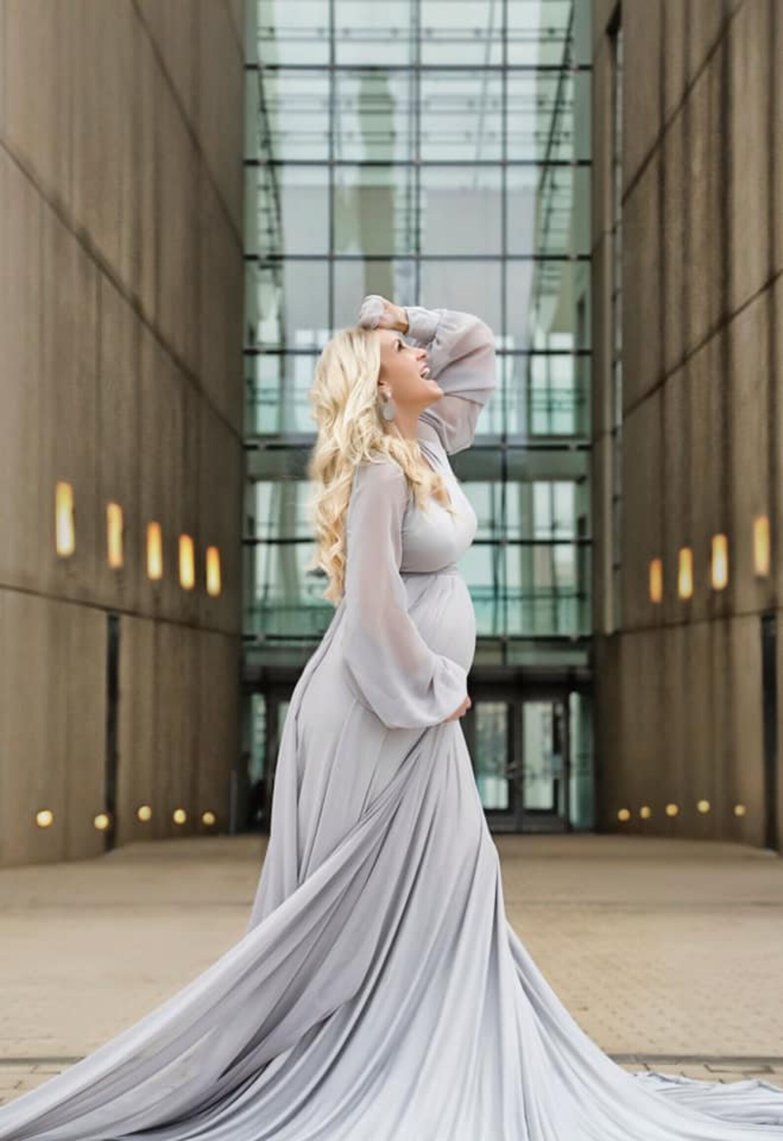 Flowy Maternity Dress For Photo Shoot Maternity Gown For Photo Etsy