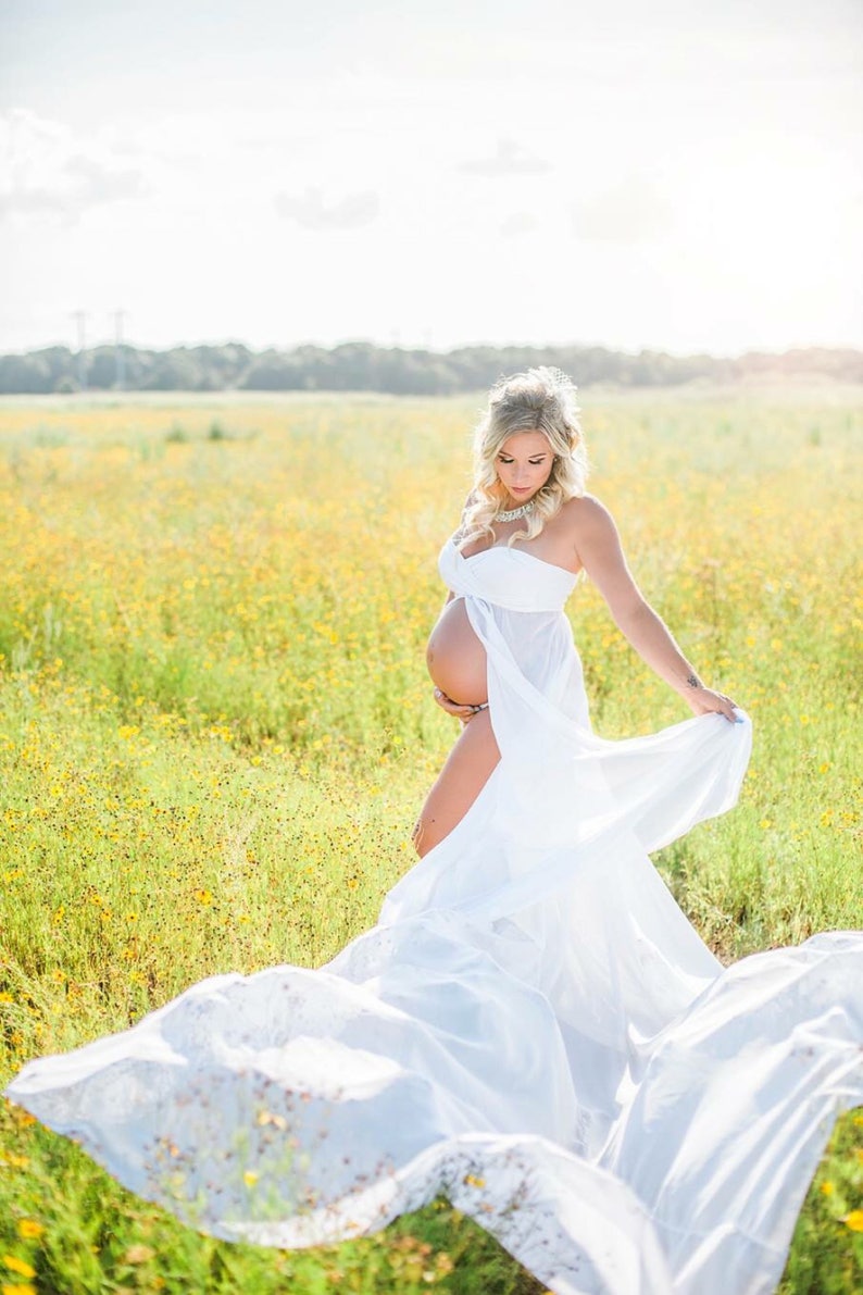 Sweetheart Maternity Gown For Photography Maternity Dress For Etsy