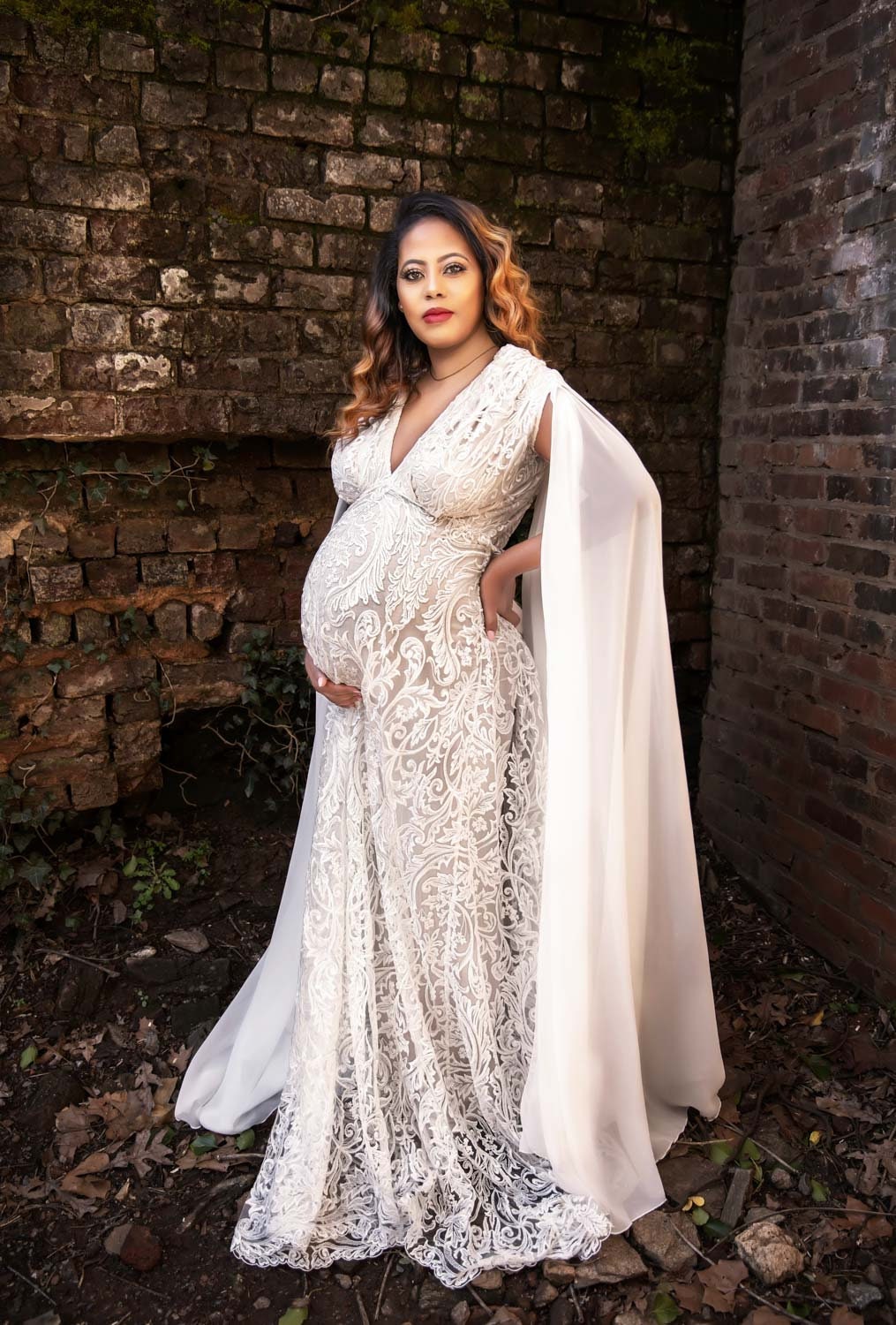 Ivory Maternity Dress Bridal Maternity Wedding Dress Champagne Etsy