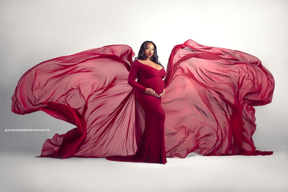 Iona Maternity Jersey Dress Fitted Maternity Dress Maternity Photoshoot  Dress Long Sleeve Maternity Dress Plus Size Maternity Dress