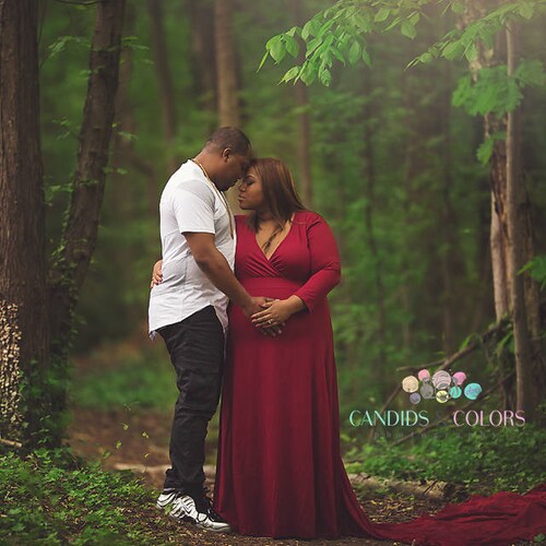 Plus Size Maternity Gown Photography ...