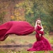 Tulle Maternity Gown with Cape Maternity Wedding Dress Maternity Photo Shoot Tulle Pregnancy Dress Maternity Wedding Dress Wedding Gown Lina 