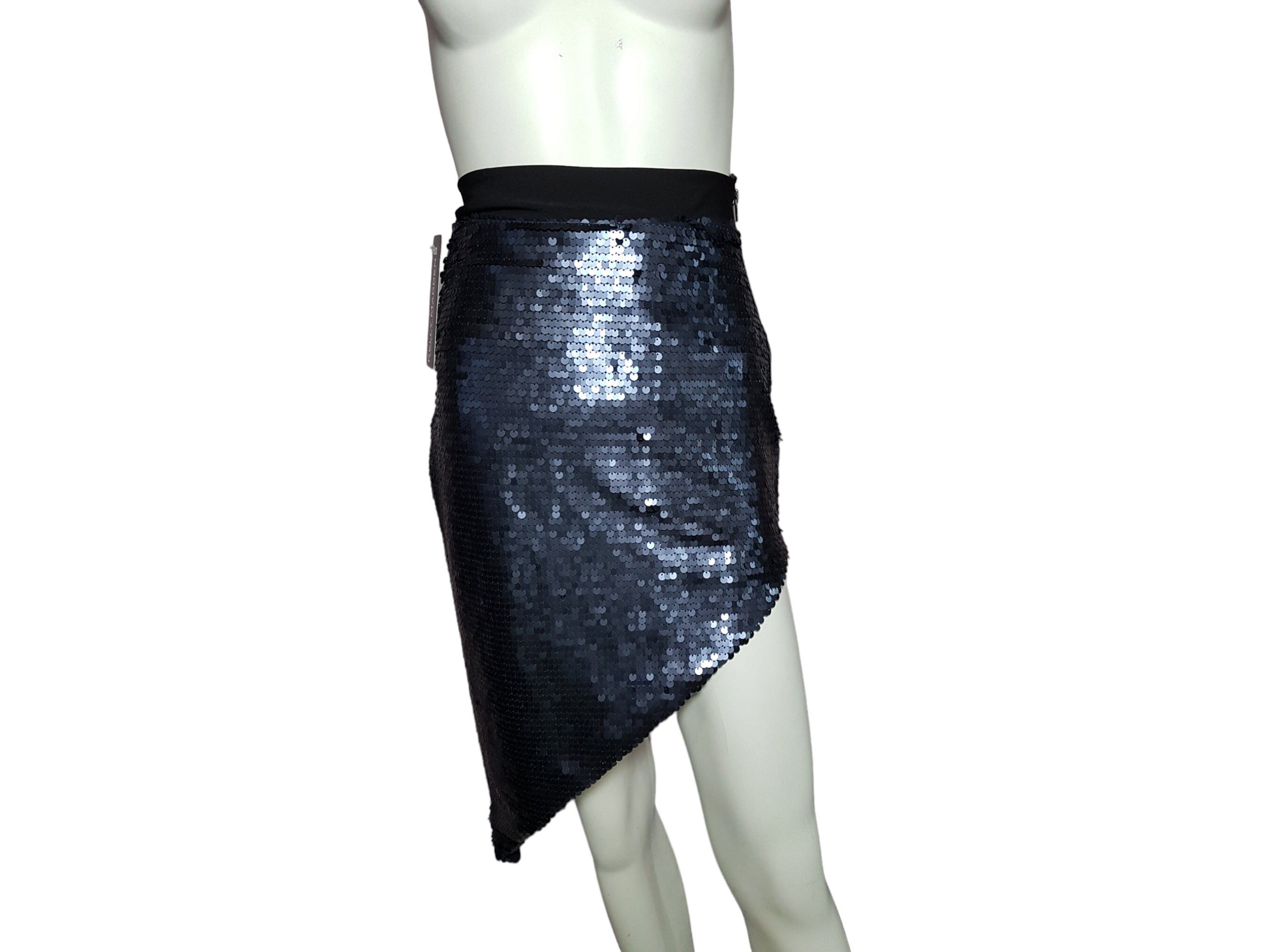 Sequin Asymmetrical Skirt Etsy Canada