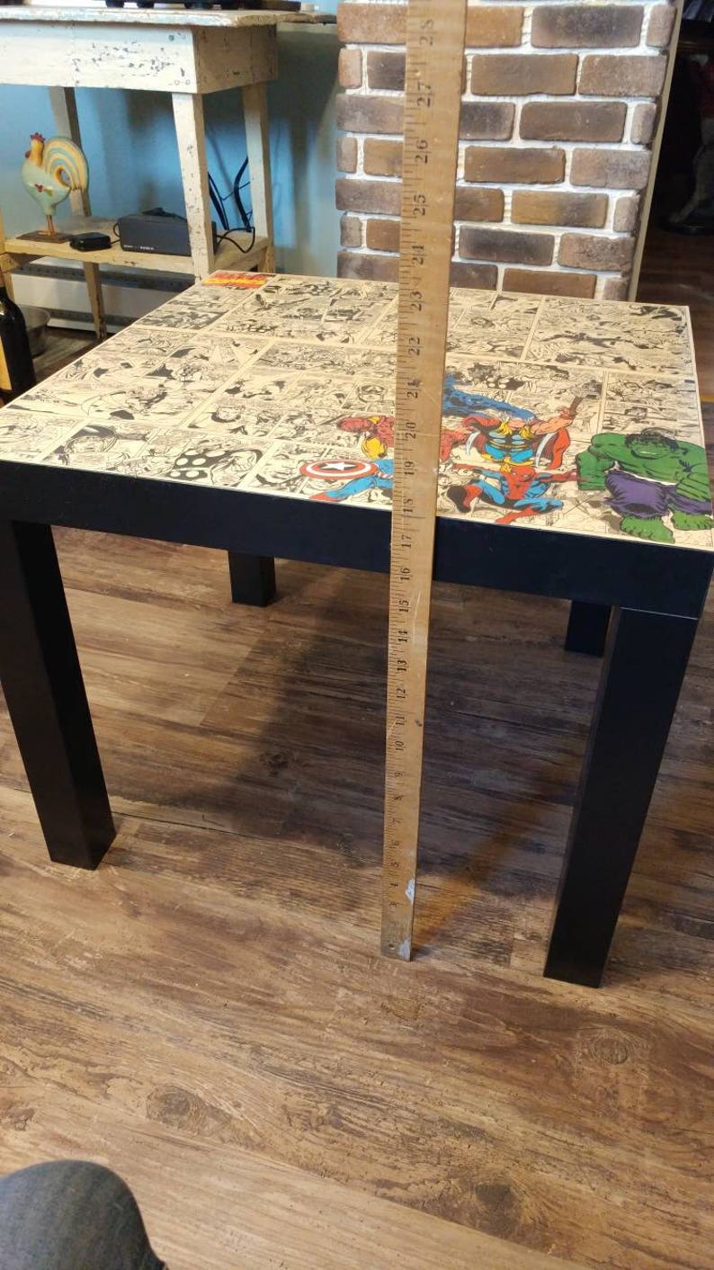 Custom Marvel Dc Coffee Table Comic Home Decor Avengers 50