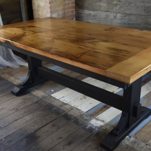 Reclaimed Wood Table, Farmhouse Table, Extension table, Dining Table image 1