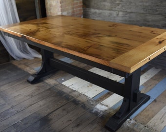 Reclaimed Wood Table, Farmhouse Table, Extension table, Dining Table