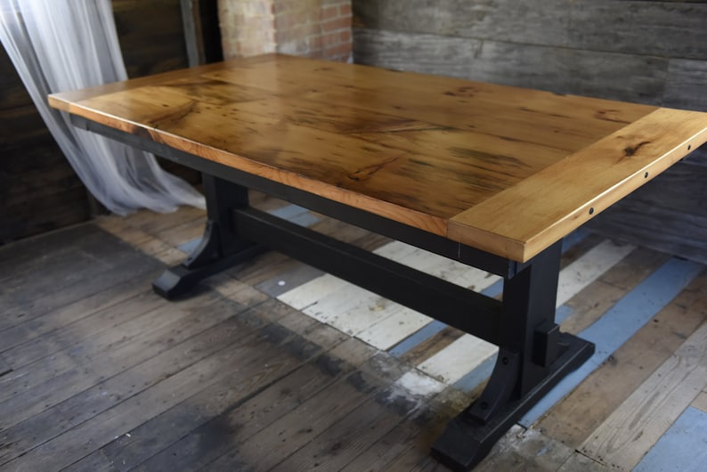 Reclaimed Wood Table, Farmhouse Table, Extension table, Dining Table image 1